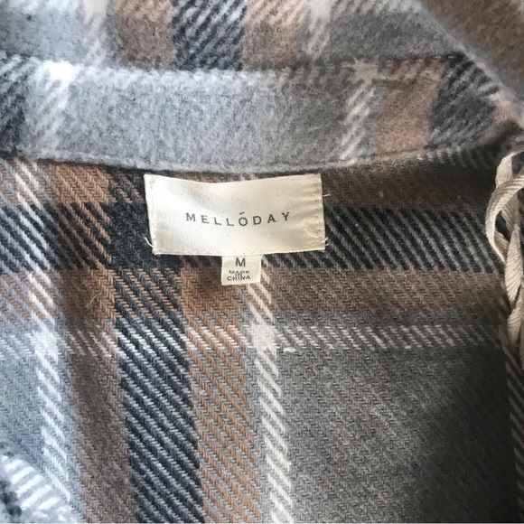 Grey plaid Melloday jacket - Picture 3 of 6